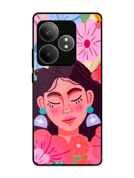 Blooming Serenity Glossy Soft Edge Case for Realme Gt 6T (5G)