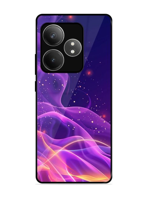 Cosmic Currents Glossy Soft Edge Case for Realme Gt 6T (5G) Chachhi