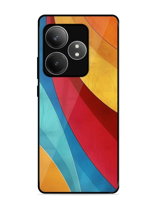 Curving Canvas Glossy Soft Edge Case for Realme Gt 6T (5G) Chachhi