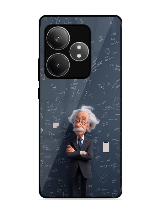 Albert Einstein Glossy Soft Edge Case for Realme Gt 6T (5G) Chachhi