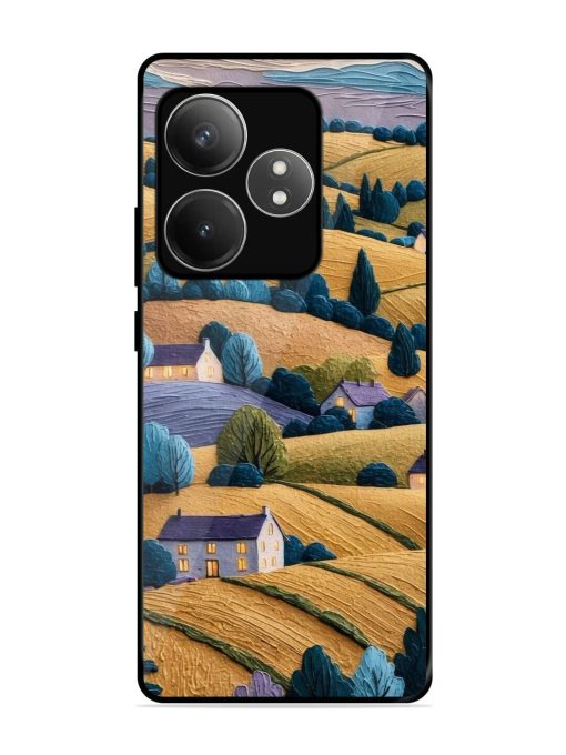 Rolling Hilltop Haven Glossy Soft Edge Case for Realme Gt 6T (5G) Chachhi