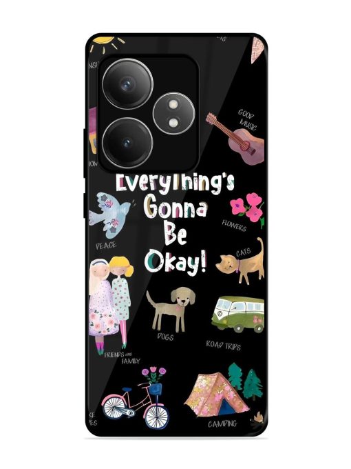 Everything'S Gonna Be Okay Glossy Soft Edge Case for Realme Gt 6T (5G) Chachhi