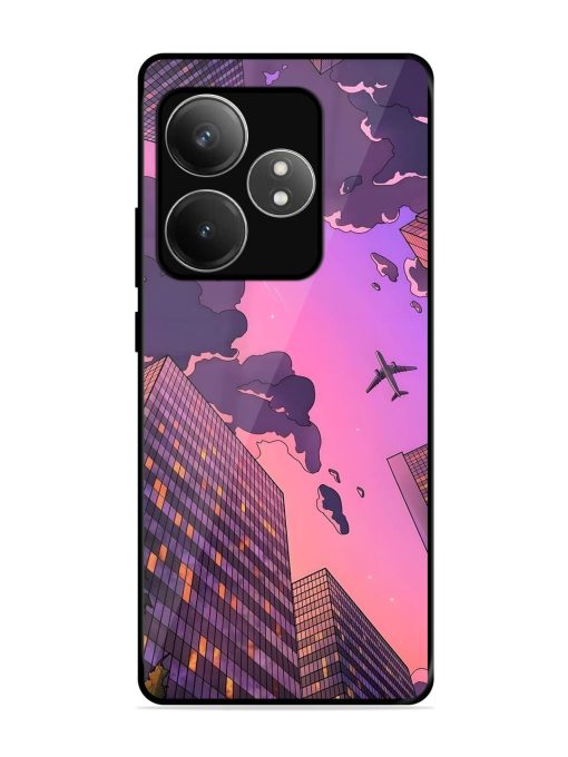 Urban Twilight Glossy Soft Edge Case for Realme Gt 6T (5G) Chachhi