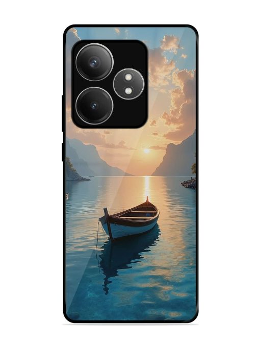 Serene Sunset Glossy Soft Edge Case for Realme Gt 6T (5G) Chachhi