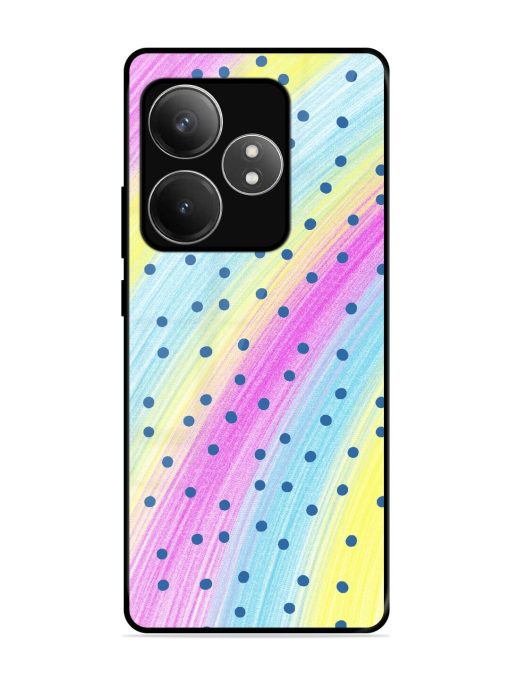 Polka Dot Paradise Glossy Soft Edge Case for Realme Gt 6T (5G) Chachhi