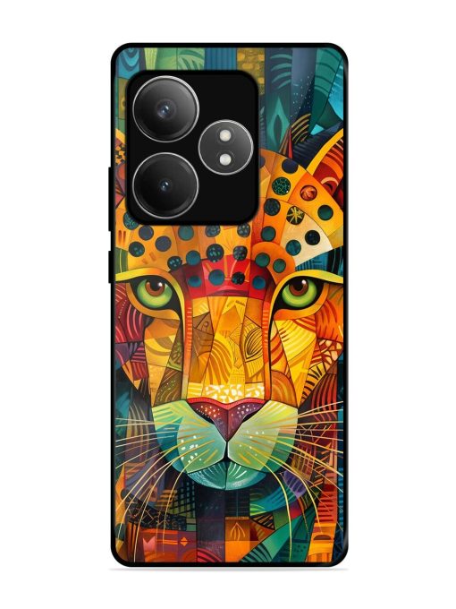 Mosaic Majesty Glossy Soft Edge Case for Realme Gt 6T (5G) Chachhi