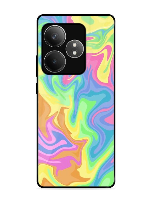 Whimsical Swirl Glossy Soft Edge Case for Realme Gt 6T (5G) Chachhi