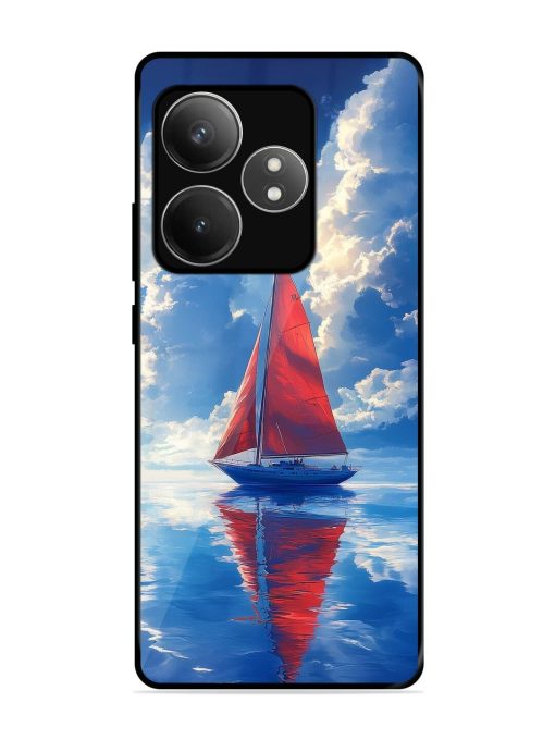 Crimson Sails Glossy Soft Edge Case for Realme Gt 6T (5G) Chachhi