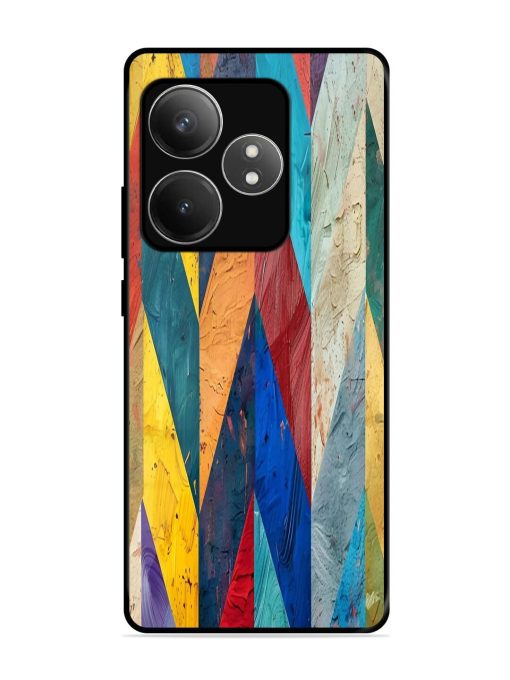 Abstract Tapestry Glossy Soft Edge Case for Realme Gt 6T (5G) Chachhi