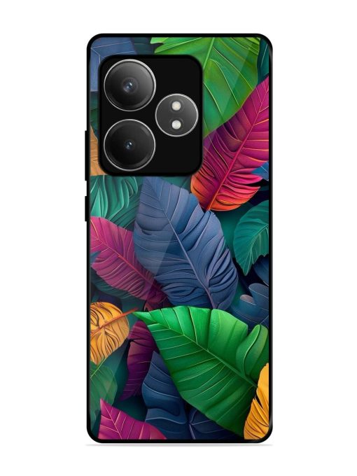 Tropical Tapestry Glossy Soft Edge Case for Realme Gt 6T (5G)