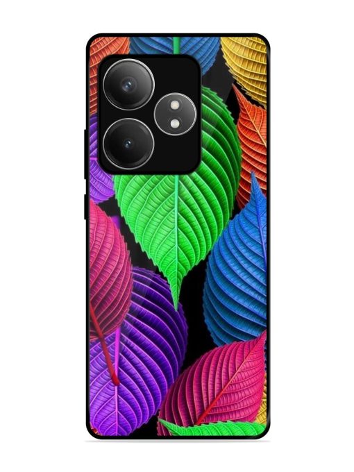 Rainbow Leaf Symphony Glossy Soft Edge Case for Realme Gt 6T (5G) Chachhi