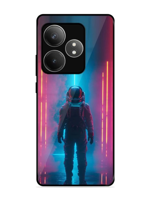 Neon Astronaut Glossy Soft Edge Case for Realme Gt 6T (5G) Chachhi