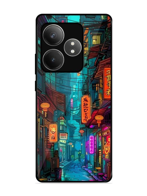 Neon Nightscape Glossy Soft Edge Case for Realme Gt 6T (5G) Chachhi