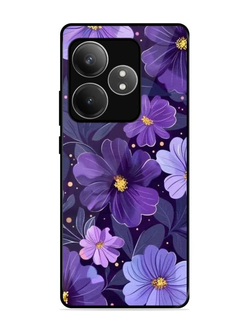 Purple Paradise Glossy Soft Edge Case for Realme Gt 6T (5G) Chachhi