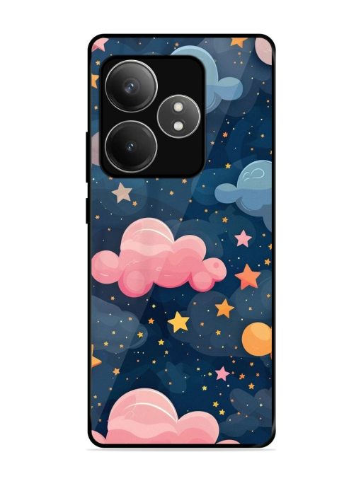 Twinkling Dreams Glossy Soft Edge Case for Realme Gt 6T (5G) Chachhi