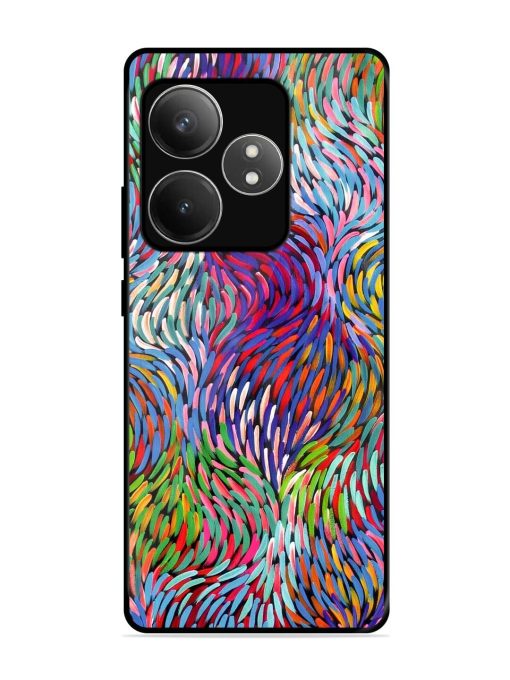 Vibrant Waves Glossy Soft Edge Case for Realme Gt 6T (5G) Chachhi