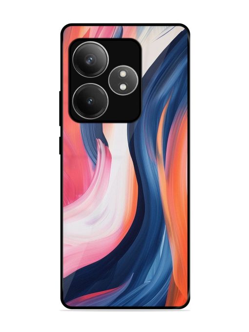 Whirling Hues Glossy Soft Edge Case for Realme Gt 6T (5G) Chachhi