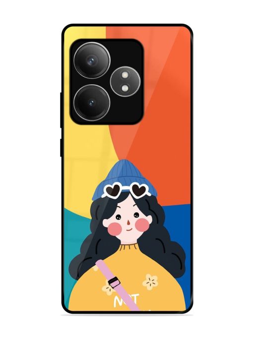 Colorful Vibes Glossy Soft Edge Case for Realme Gt 6T (5G) Chachhi