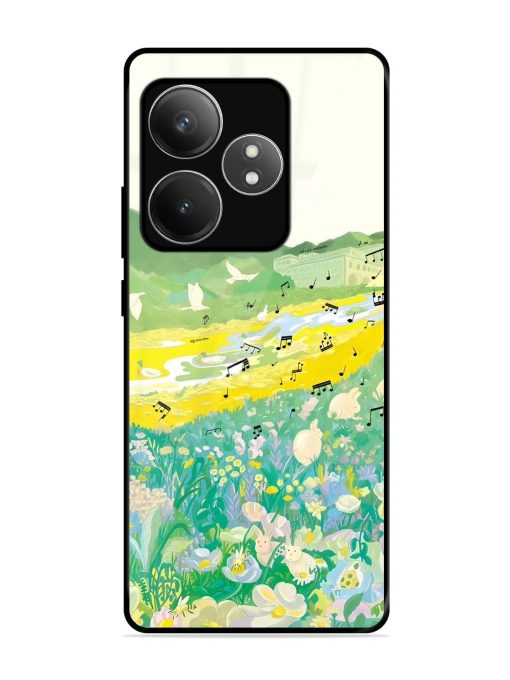 Melody In Bloom Glossy Soft Edge Case for Realme Gt 6T (5G)