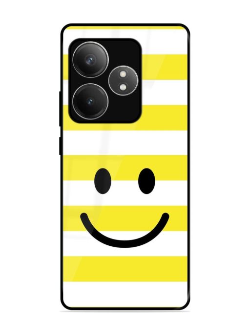 Smiling Stripes Glossy Soft Edge Case for Realme Gt 6T (5G) Chachhi