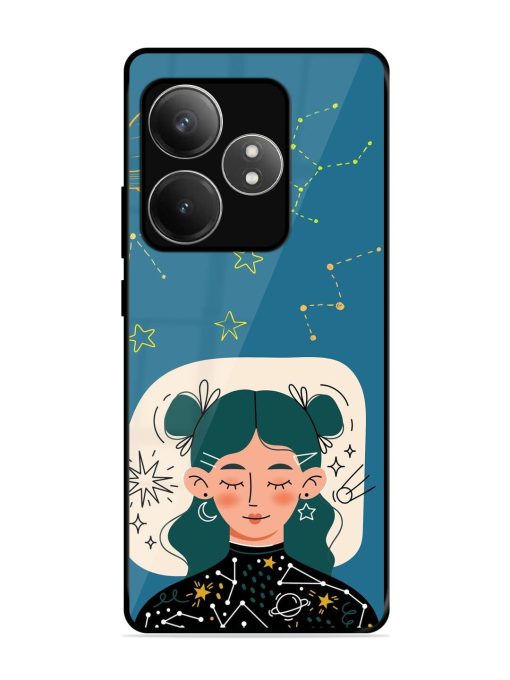 Cosmic Daydreamer Glossy Soft Edge Case for Realme Gt 6T (5G) Chachhi