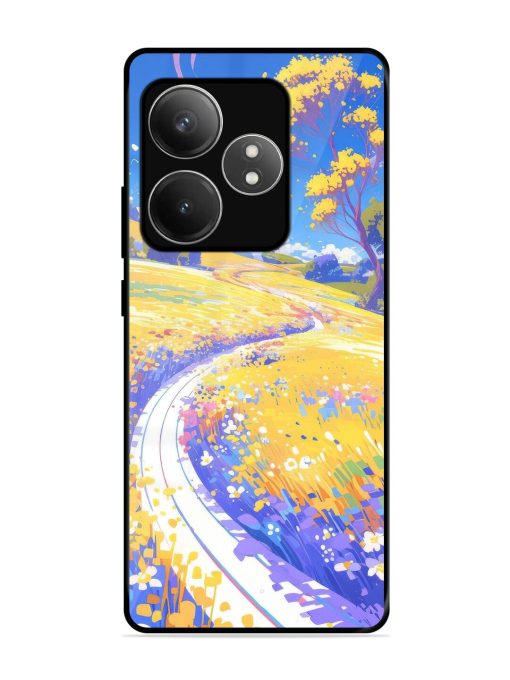 Vibrant Spring Meadow Glossy Soft Edge Case for Realme Gt 6T (5G) Chachhi