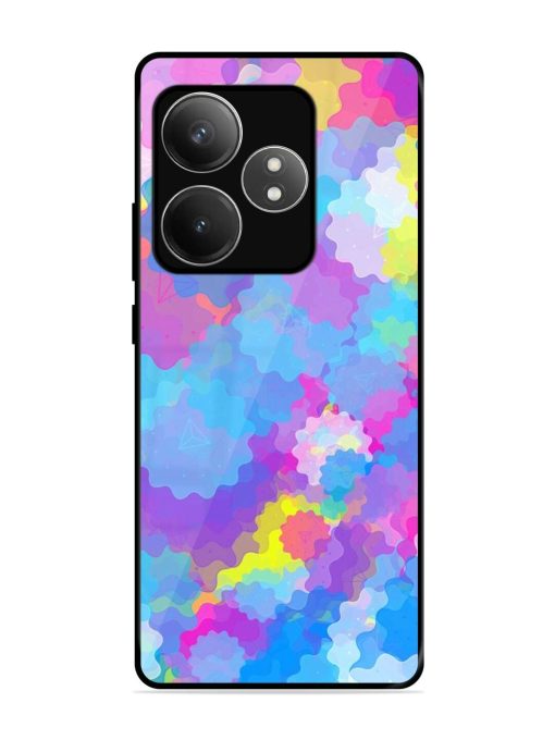 Psychedelic Cloud Burst Glossy Soft Edge Case for Realme Gt 6T (5G) Chachhi