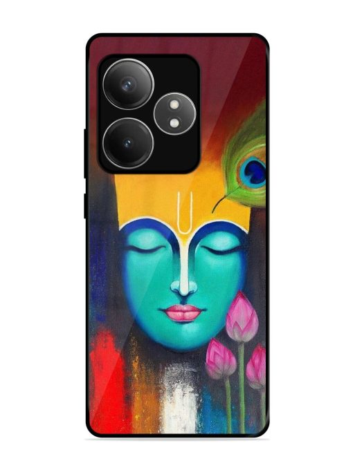 Divine Tranquility: The Face Of Krishna Glossy Soft Edge Case for Realme Gt 6T (5G) Chachhi