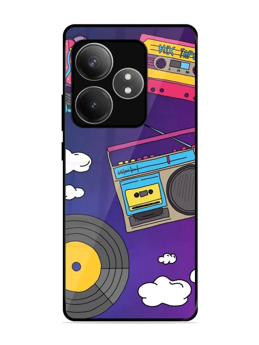 Retro Vibes Glossy Soft Edge Case for Realme Gt 6T (5G) Chachhi