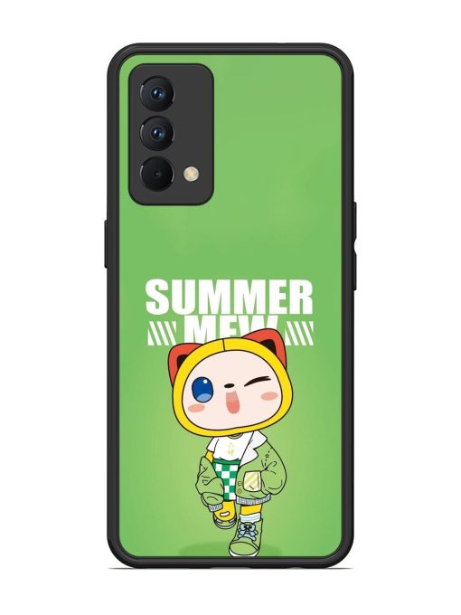 Purrfect Summer Glossy Soft Edge Case for Realme Gt Master Edition Chachhi