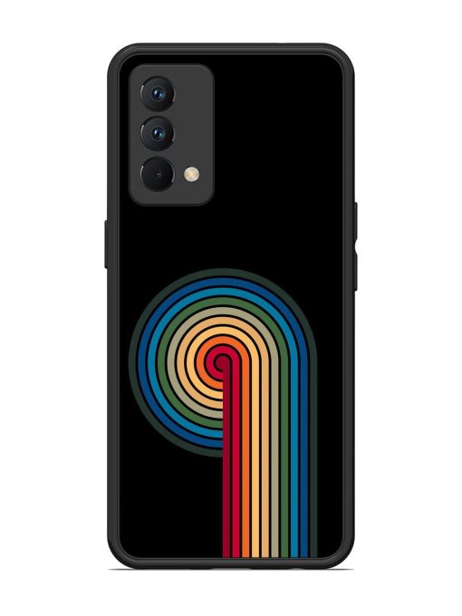 Rainbow Ripple Glossy Soft Edge Case for Realme Gt Master Edition Chachhi