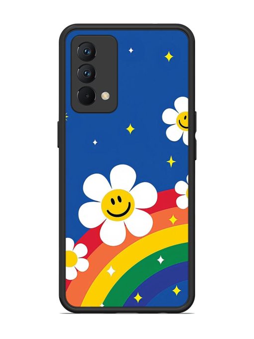 Happy Daisies And Rainbow Sky Glossy Soft Edge Case for Realme Gt Master Edition Chachhi