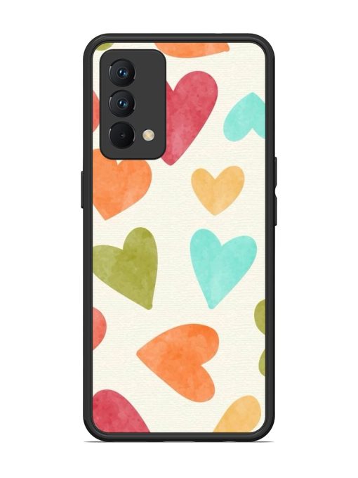 Watercolor Hearts Glossy Soft Edge Case for Realme Gt Master Edition Chachhi