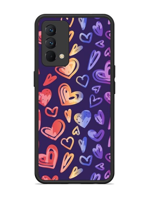 Rainbow Hearts Glossy Soft Edge Case for Realme Gt Master Edition Chachhi