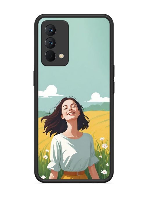 Girl Graffiti Glossy Soft Edge Case for Realme Gt Master Edition Chachhi