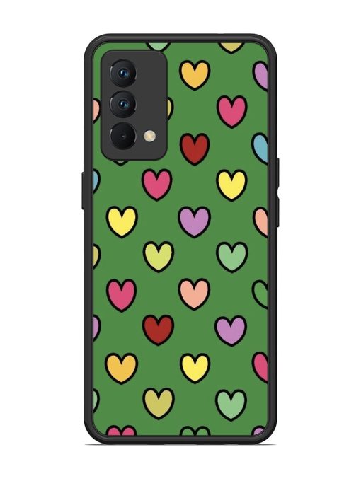 Rainbow Heart Parade Glossy Soft Edge Case for Realme Gt Master Edition Chachhi