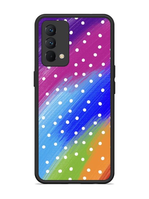 Rainbow Polka Dot Dream Glossy Soft Edge Case for Realme Gt Master Edition Chachhi