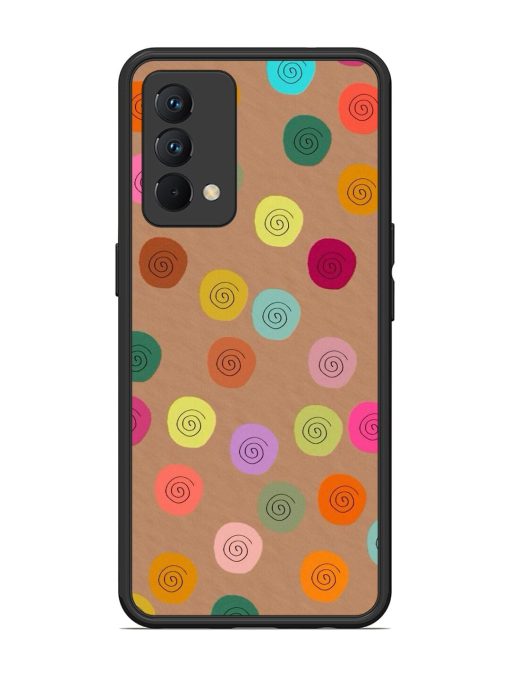 Swirly Dots On Kraft Glossy Soft Edge Case for Realme Gt Master Edition Chachhi