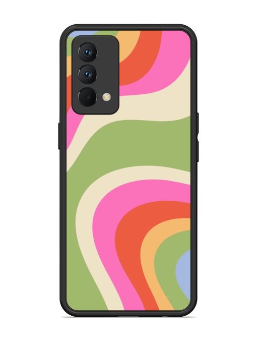 Wavy Rainbow Wonderland Glossy Soft Edge Case for Realme Gt Master Edition Chachhi