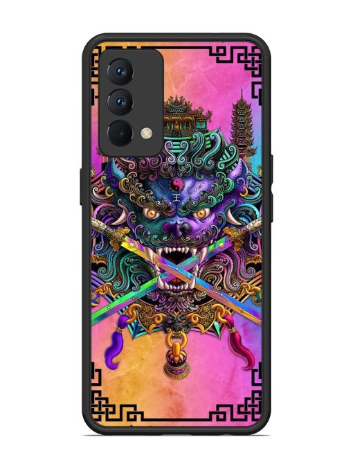 Psychedelic Fu Dog Tapestry Glossy Soft Edge Case for Realme Gt Master Edition Chachhi