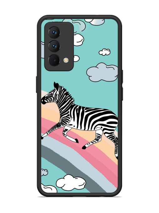 Zebra On A Rainbow Glossy Soft Edge Case for Realme Gt Master Edition