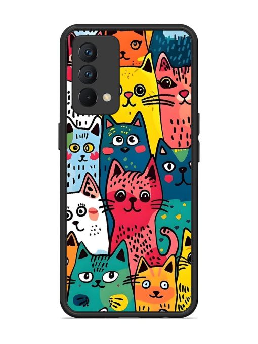 Feline Frenzy Glossy Soft Edge Case for Realme Gt Master Edition Chachhi