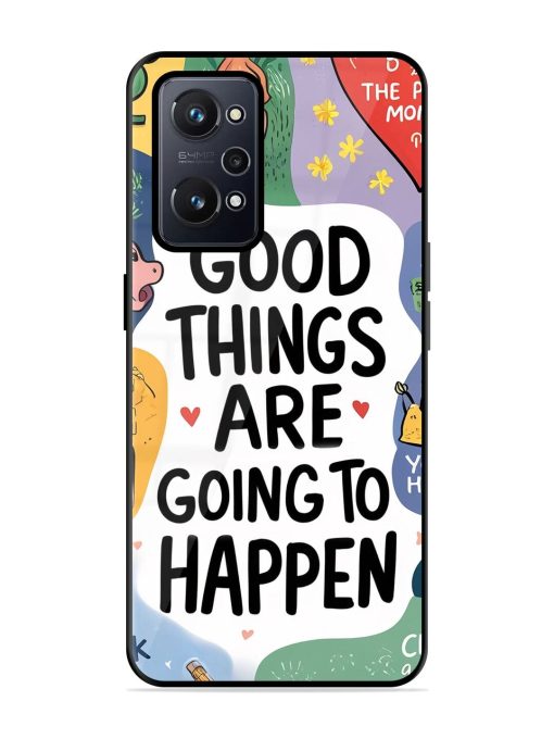 Uplifting Scribbles Glossy Soft Edge Case for Realme Gt Neo 2 Chachhi