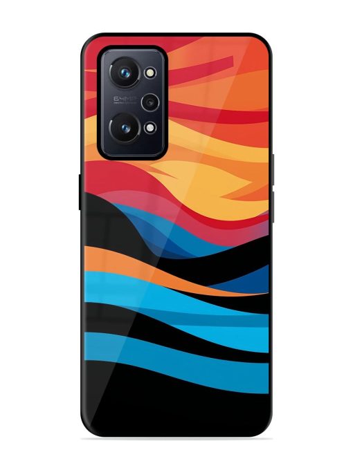 Blazing Currents Glossy Soft Edge Case for Realme Gt Neo 2 Chachhi