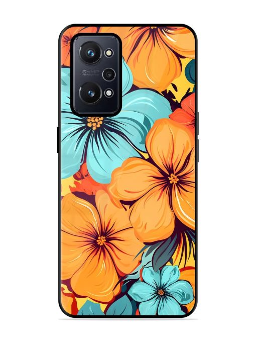 Tropical Bloom Glossy Soft Edge Case for Realme Gt Neo 2 Chachhi