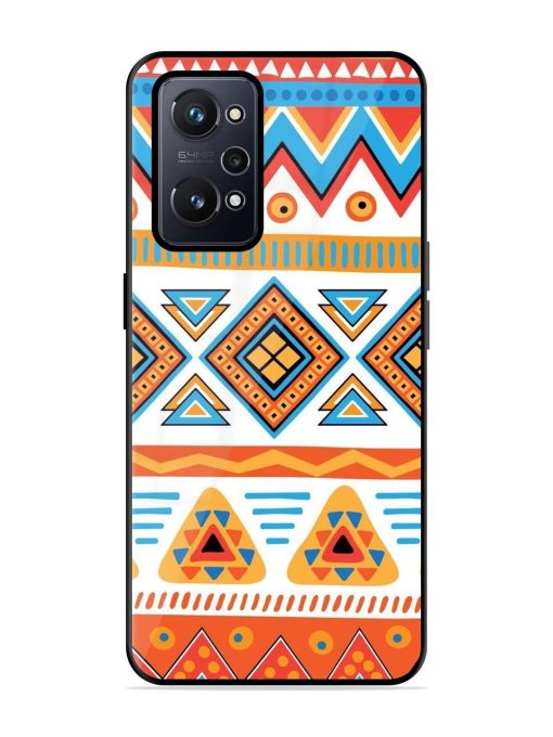 Vibrant Tribal Pattern Glossy Soft Edge Case for Realme Gt Neo 2 Chachhi