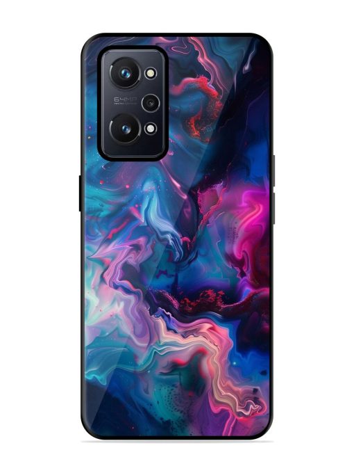 Cosmic Swirl Glossy Soft Edge Case for Realme Gt Neo 2 Chachhi