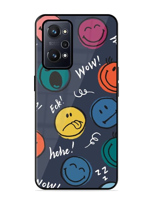 Emoticon Parade Glossy Soft Edge Case for Realme Gt Neo 2 Chachhi