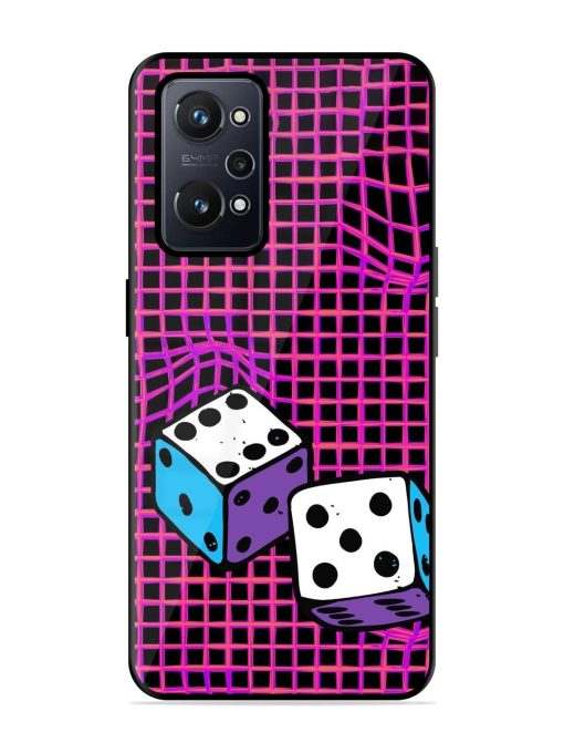 Glitched Dice Glossy Soft Edge Case for Realme Gt Neo 2 Chachhi