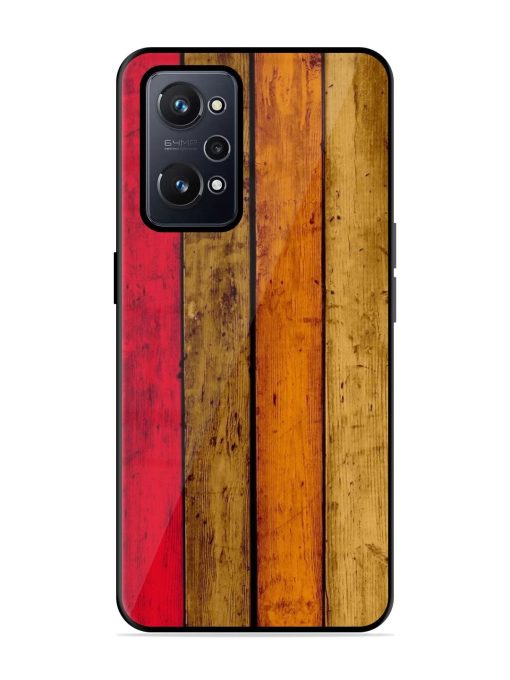 Colorful Woodgrain Glossy Soft Edge Case for Realme Gt Neo 2 Chachhi